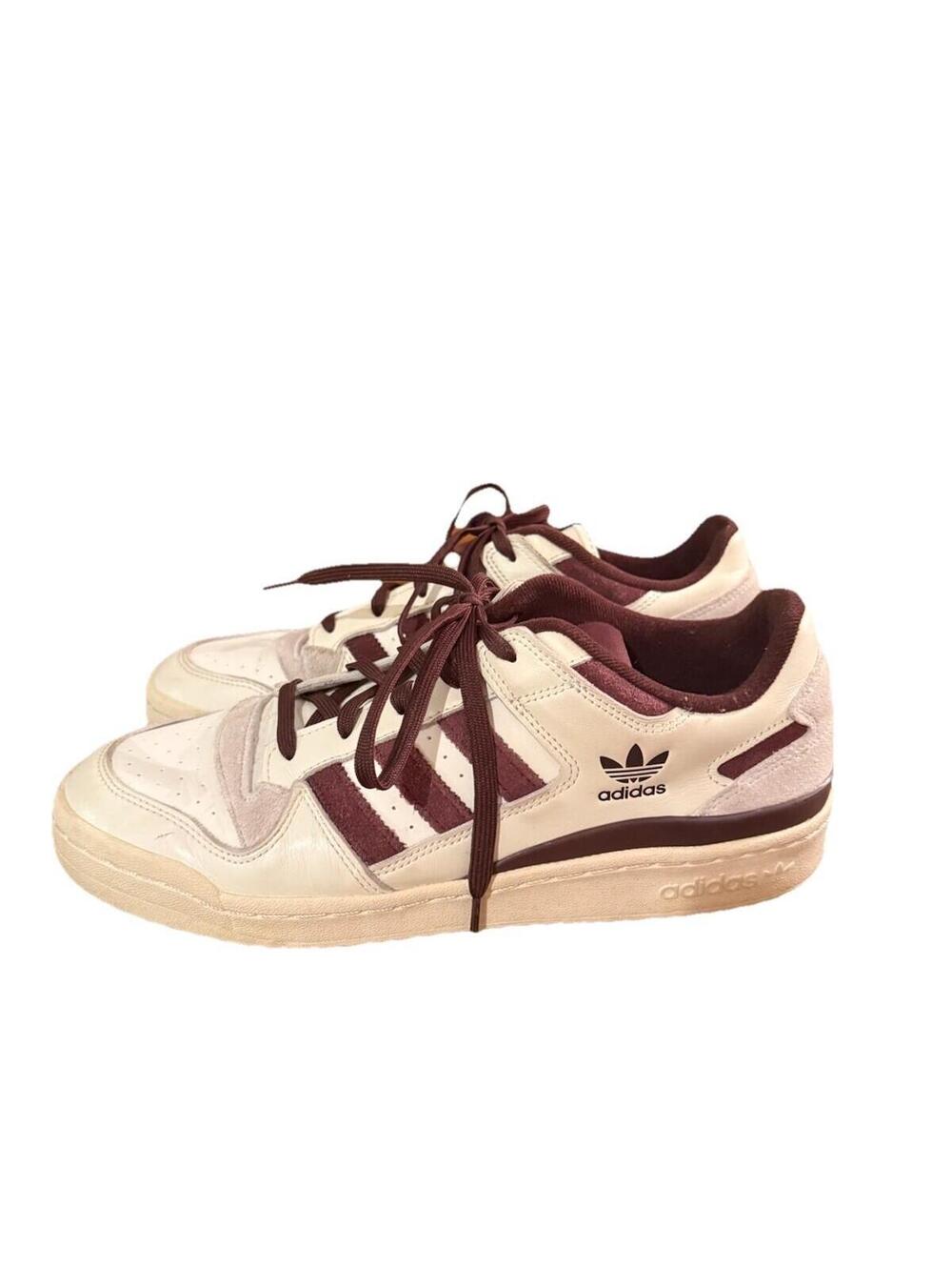 Adidas Men's Forum Low CL 'White Aurora Ruby' Shoes JQ0206